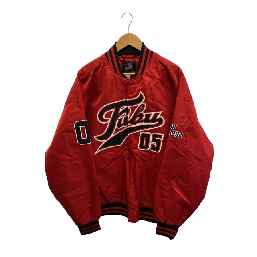 FUBU◇スタジャン/XL/ナイロン/RED/FAM-22300 : セカンドストリート