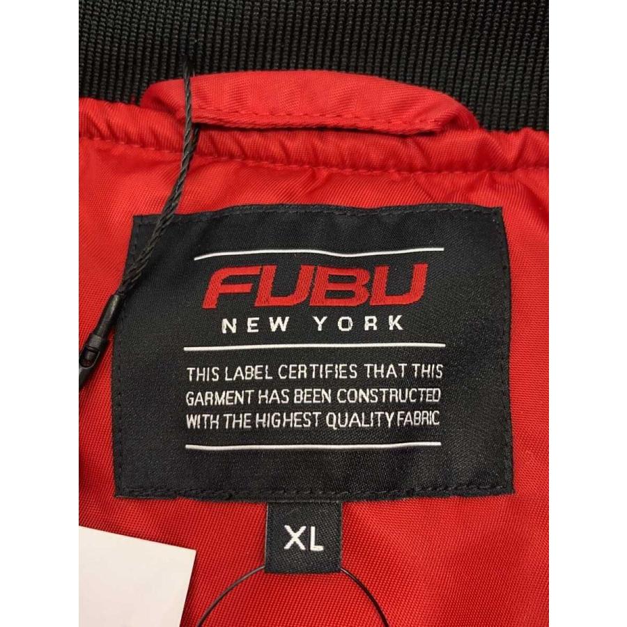 FUBU◇スタジャン/XL/ナイロン/RED/FAM-22300 : セカンドストリート