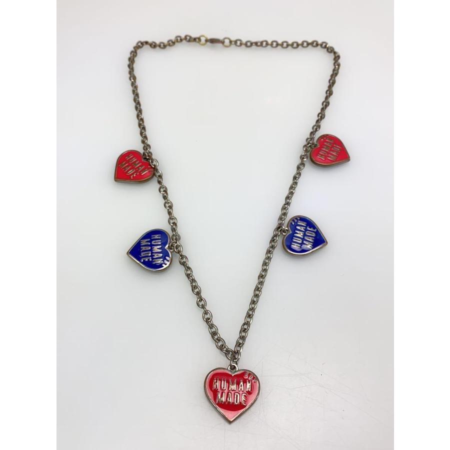 HUMAN MADE◆HEART NECKLACE Red&Blue(ハートネックレス)/SLV｜ssol-shopping｜02