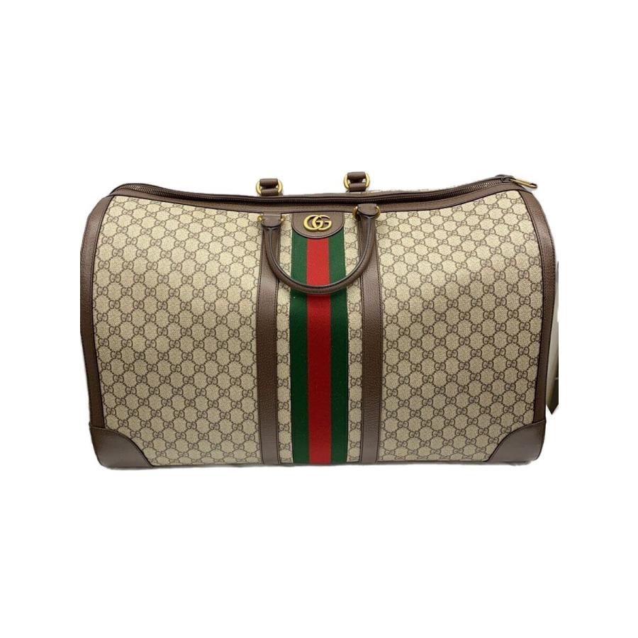 GUCCI◇ボストンバッグ/PVC/BRW/総柄/724567 : セカンドストリート
