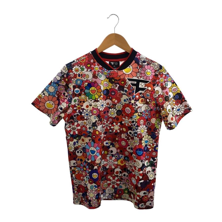 村上隆/Tシャツ/XS/ポリエステル/RED/総柄 : セカンドストリートYahoo