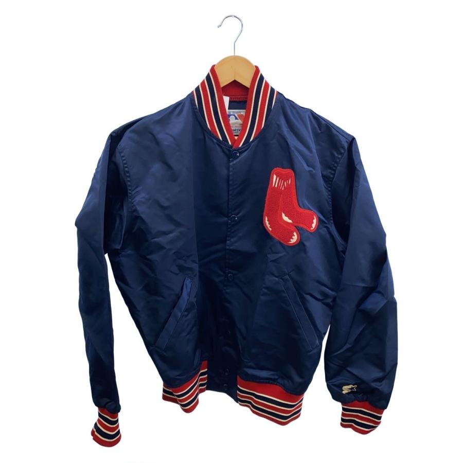 STARTERスターターNFL中綿ナイロンジャケット青×赤メンズLサイズ7265 STARTER◇ナイロンジャケット/L/ナイロン/NVY/無地 : セカンド