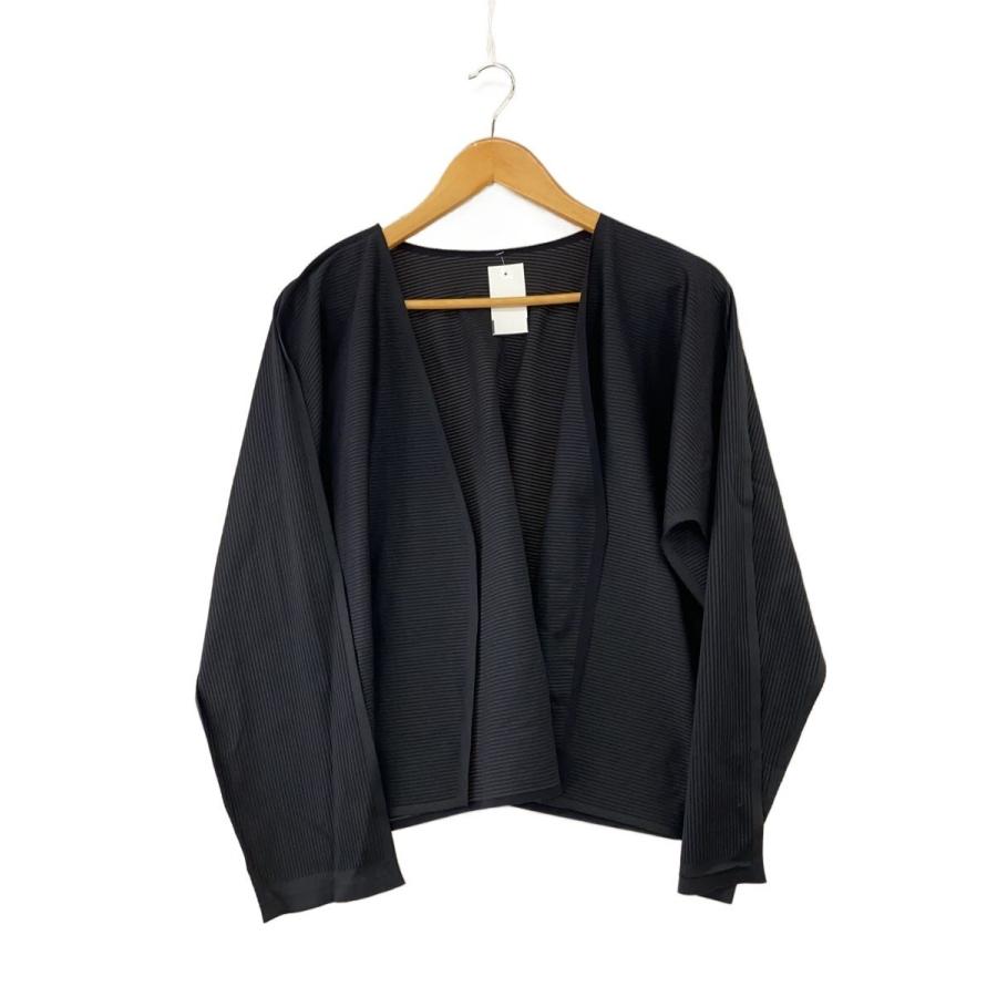 ※値下げプリーツプリーズ　カーディガン PLEATS PLEASE ISSEY MIYAKE◇カーディガン(薄手)/--/ポリエステル/BLK