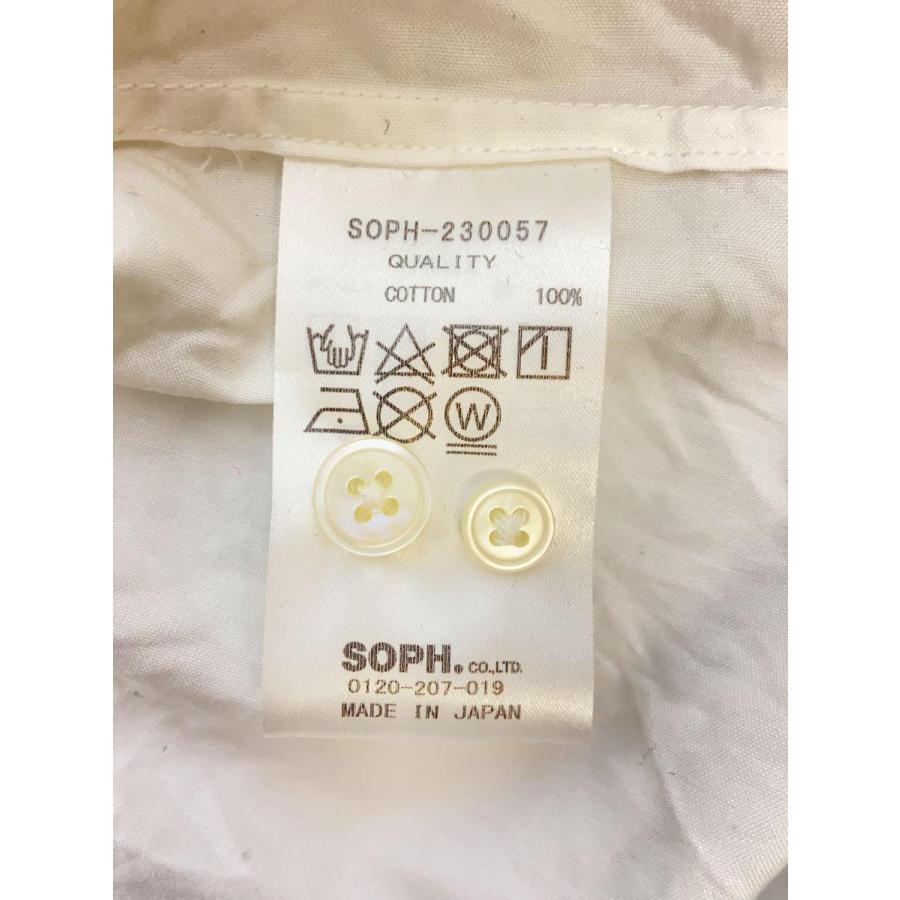 SOPHNET.◆長袖シャツ/XL/コットン/WHT/SOPH-230057｜ssol-shopping｜04