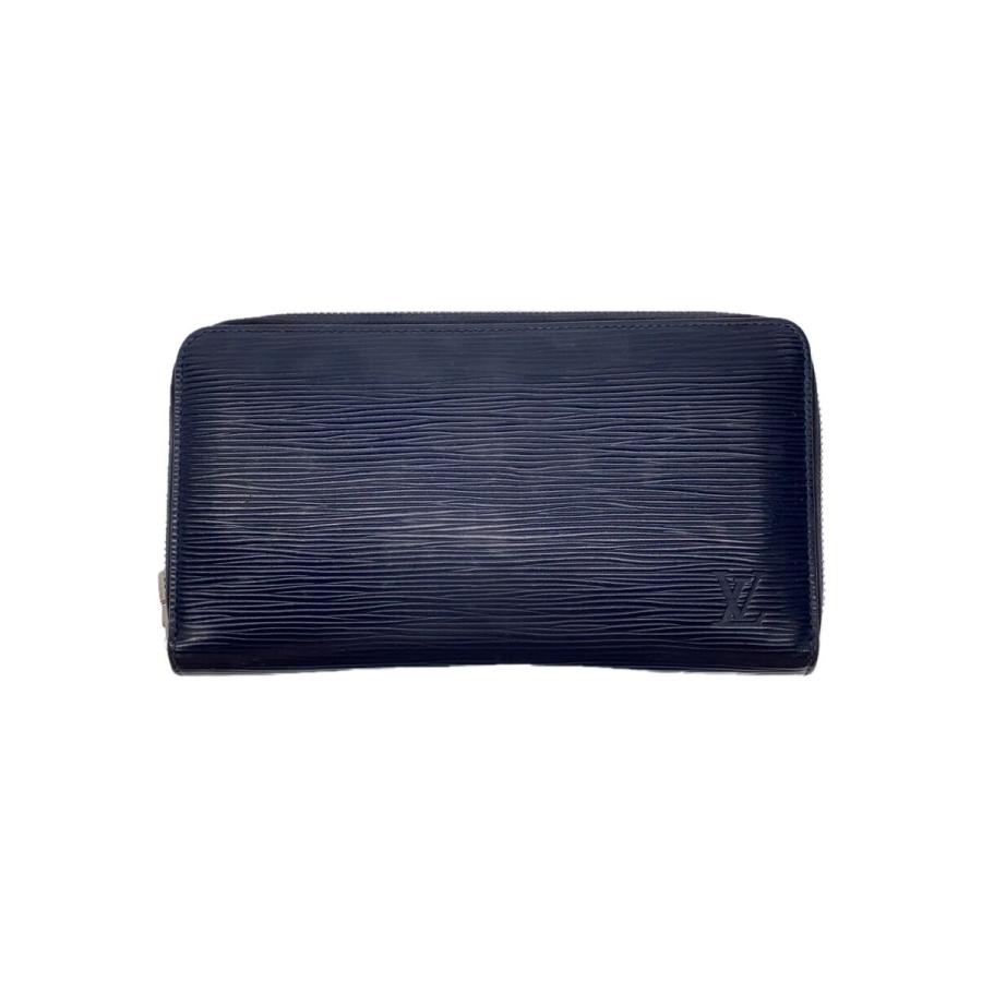 LOUIS VUITTON◇ジッピー・オーガナイザーNM_エピ_BLK/牛革/NVY/メンズ