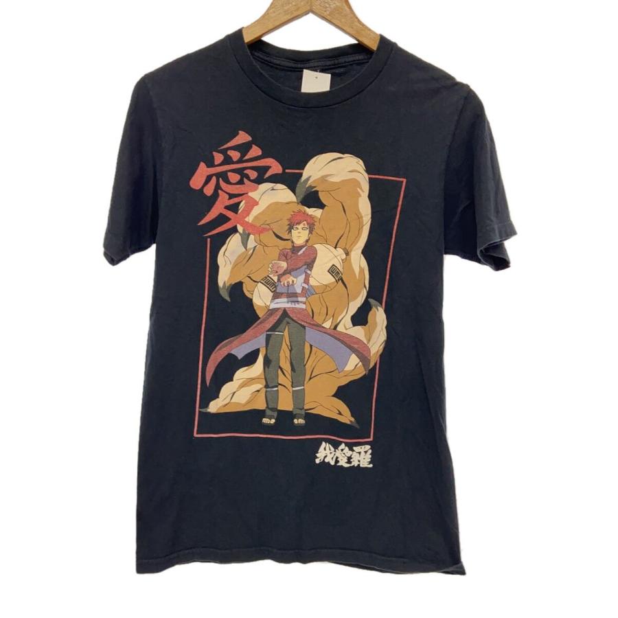 NARUTO/我愛羅/Tシャツ/S/コットン/BLK : セカンドストリートYahoo!店