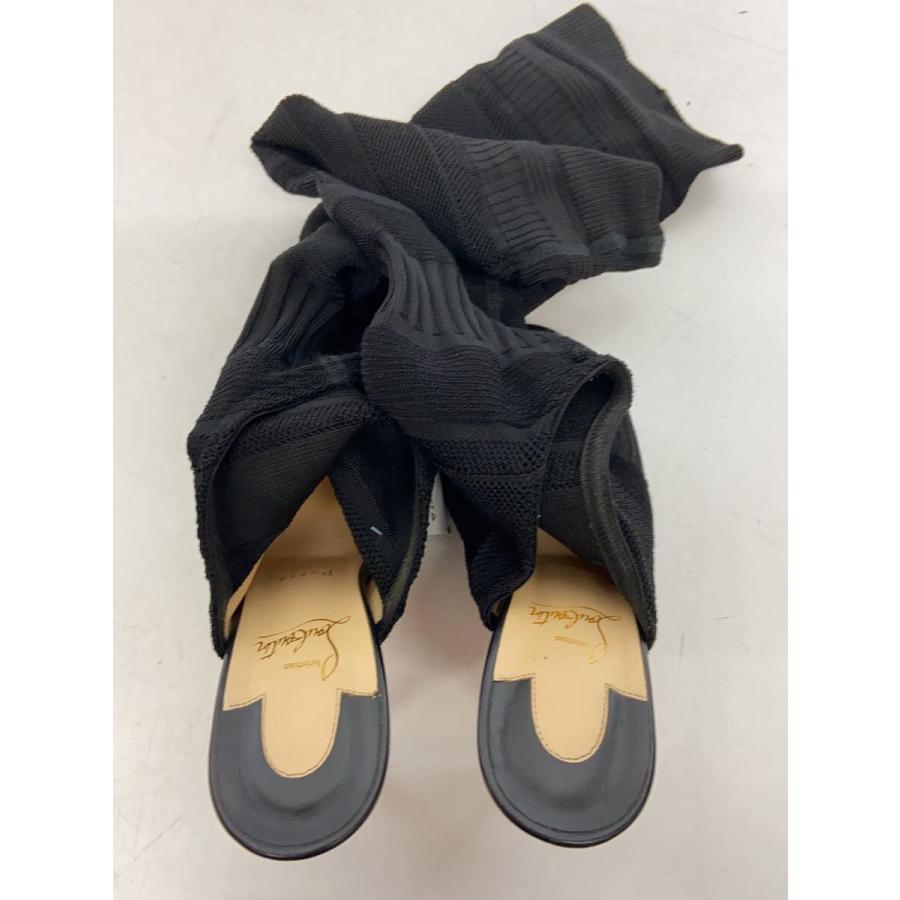 Christian Louboutin◇サンダル/38/BLK/ソックス : セカンドストリート