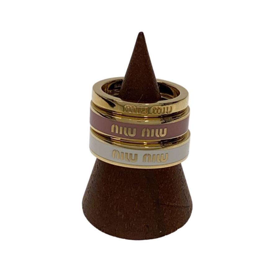 MIU MIU◇エナメルメタルリング/3点セット/リング/--/マルチカラー