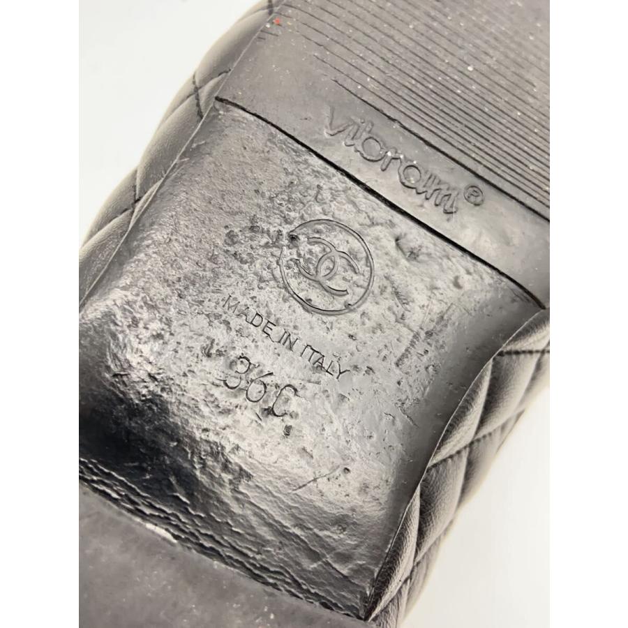 CHANEL◇ローファー/36/BLK/羊革/G37312 : セカンドストリートYahoo!店