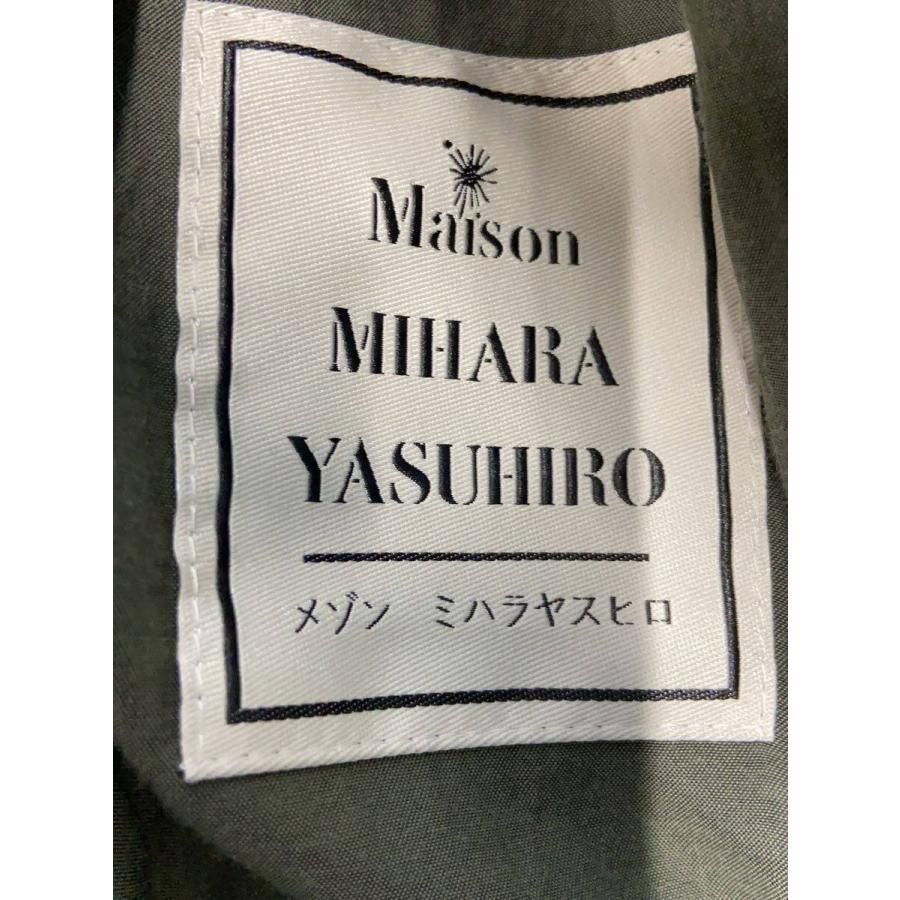 MIHARA YASUHIRO◇ボアラッピングコート/44/ウール/BLK/91081315