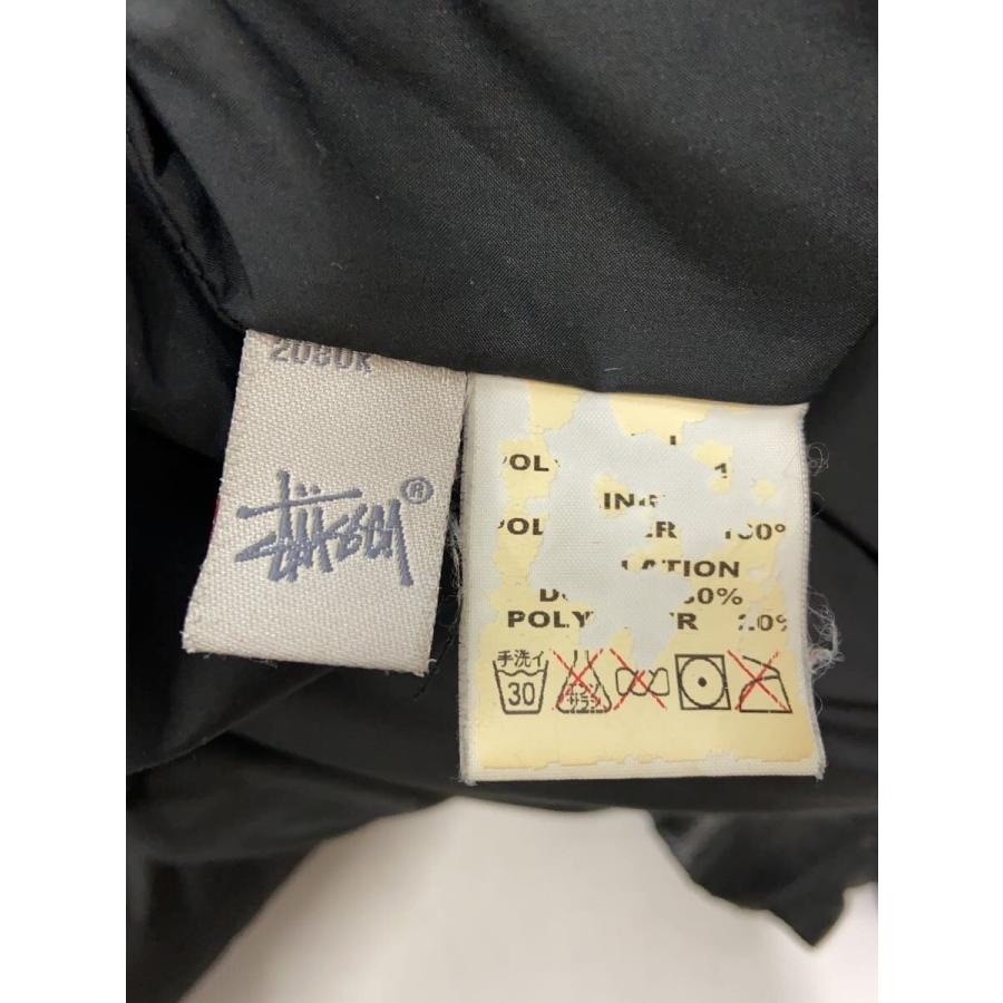 STUSSY◇old stussy GEAR/ダウンジャケット/M/ナイロン/ブラック