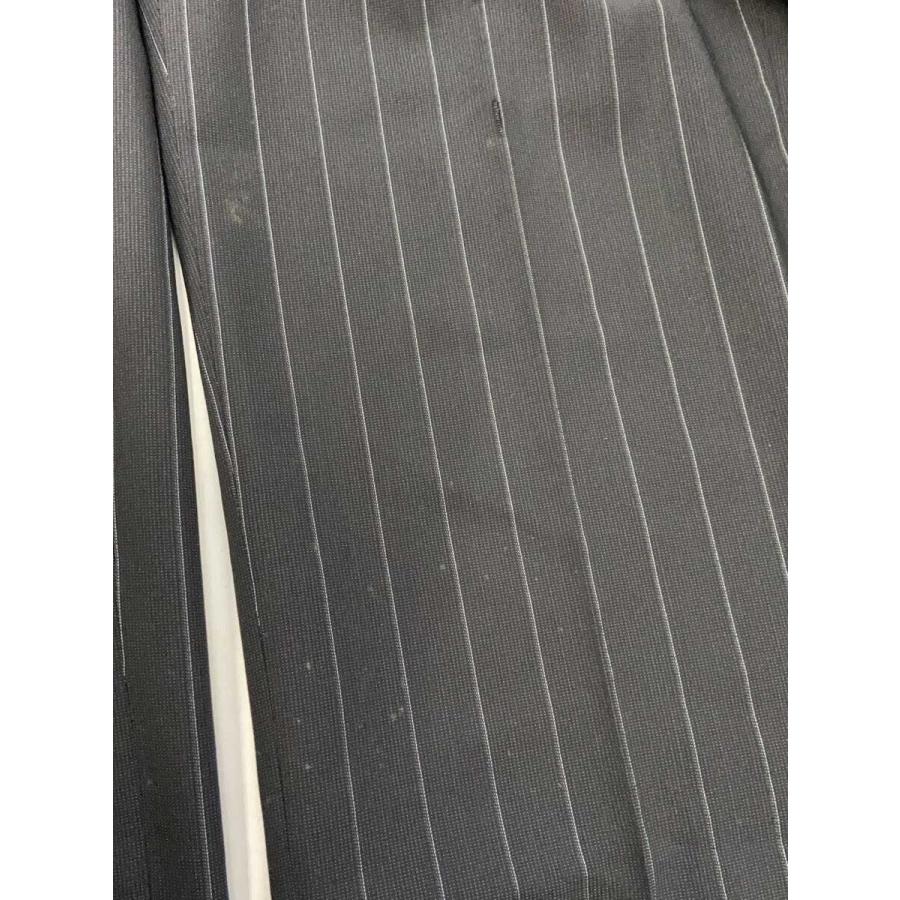 GIORGIO ARMANI◇セットアップ/48/ウール/BLK/ストライプ : セカンド