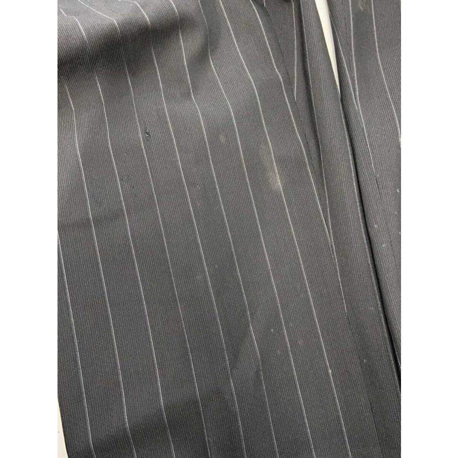 GIORGIO ARMANI◇セットアップ/48/ウール/BLK/ストライプ : セカンド 