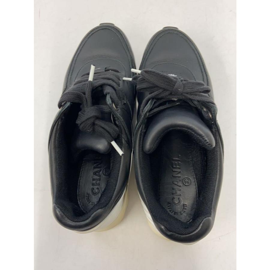 CHANEL◇ローカットスニーカー/37/BLK : セカンドストリートYahoo!店