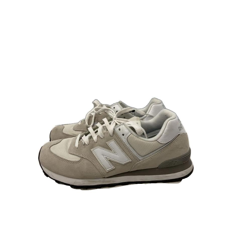 New Balance ML574 ホワイト/シルバー ML574（スニーカー）｜New Balance（ニューバランス）のファッション
