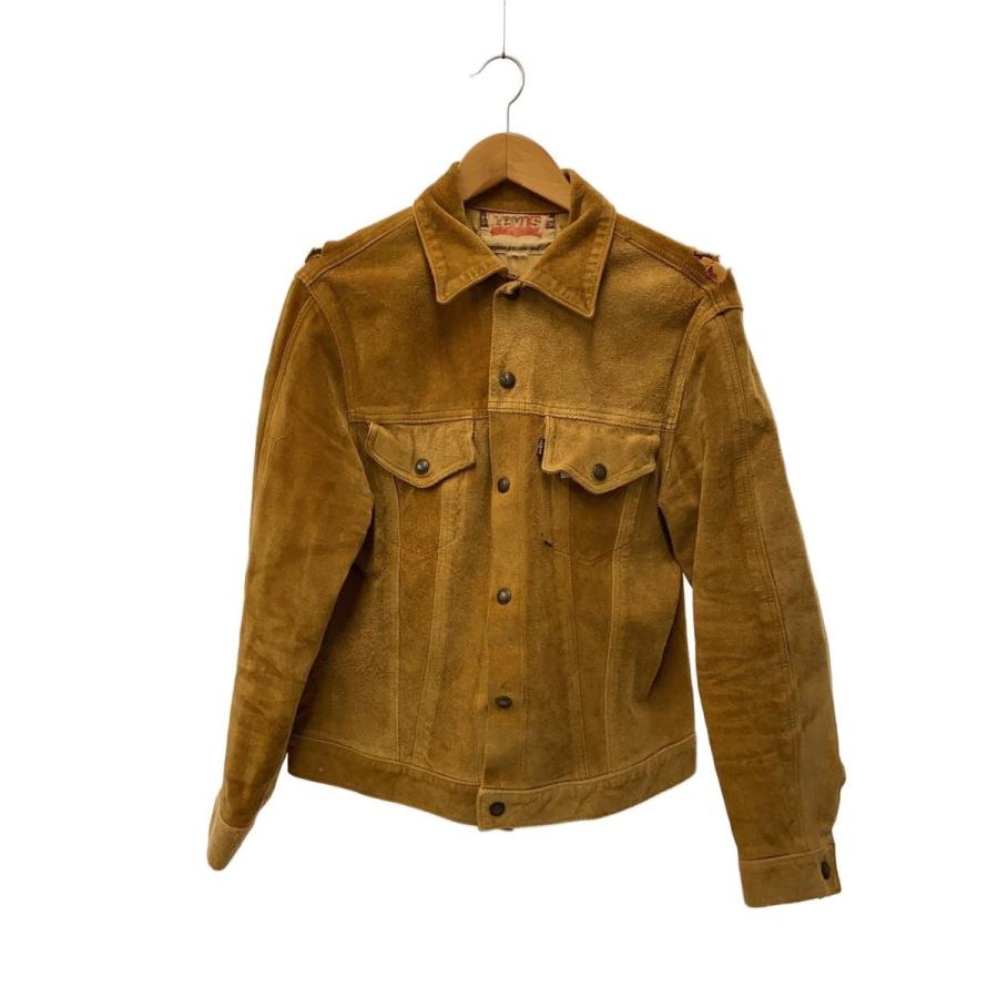 Levi's◇Gジャン/--/スウェード/BRW/60S/ビッグE/ : セカンド