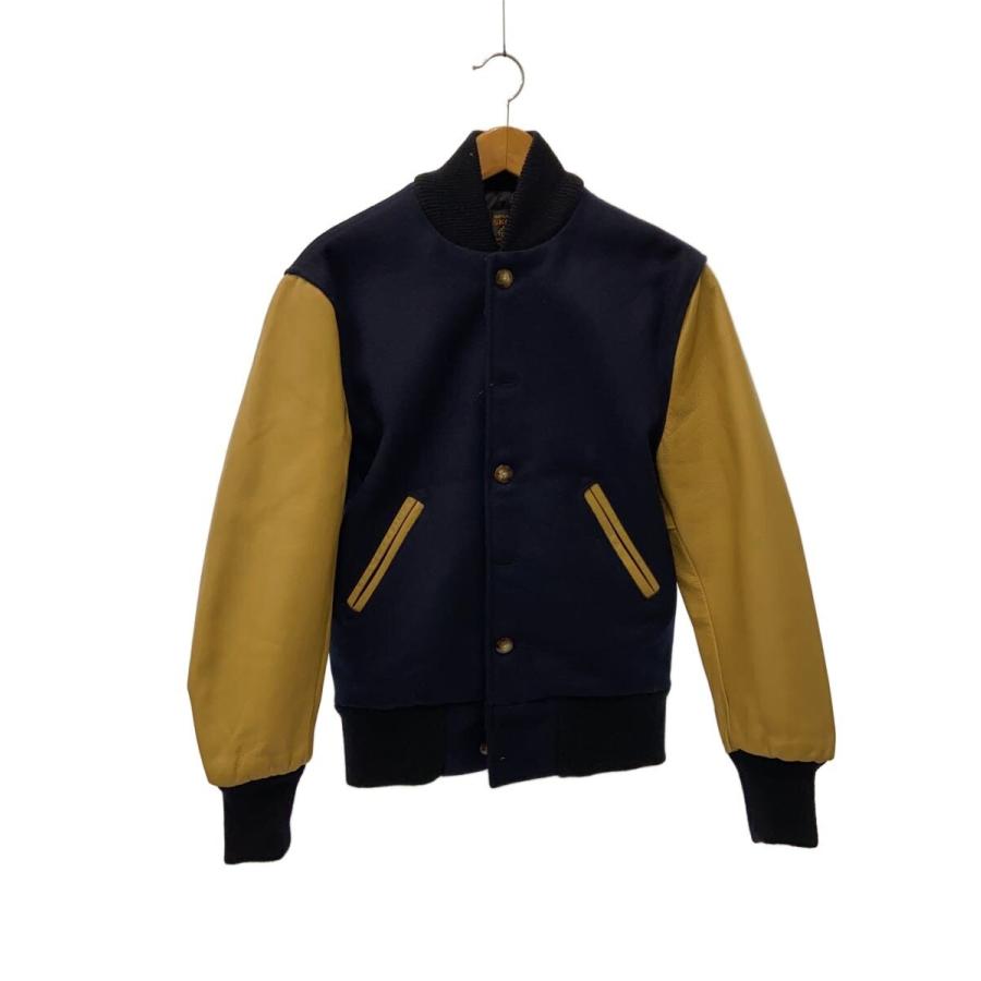 SKOOKUM◇スタジャン/34/ウール/NVY : セカンドストリートYahoo!店