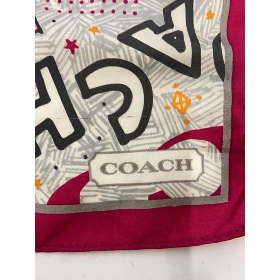 COACH◇ストール/シルク/総柄/レディース/ca22608 : セカンド
