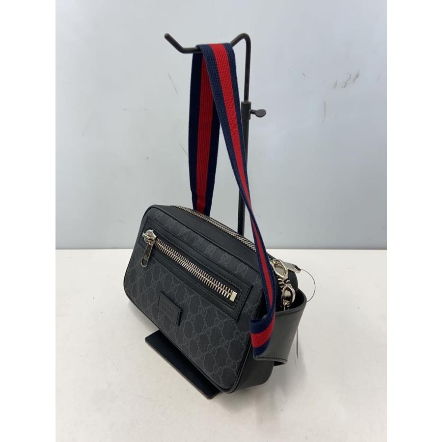 GUCCI GGスプリーム ボディバッグ GUCCI◇ボディバッグ_GGスプリーム/PVC/BLK// : セカンドストリート