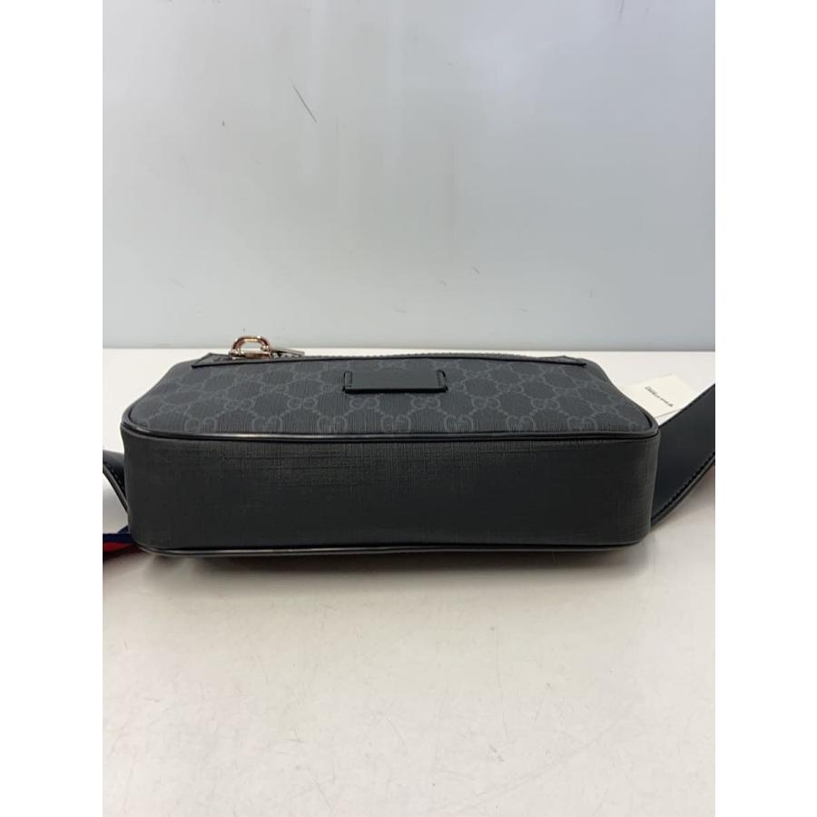 GUCCI GGスプリーム ボディバッグ ブラック GUCCI◇ボディバッグ_GGスプリーム/PVC/BLK// : セカンドストリート