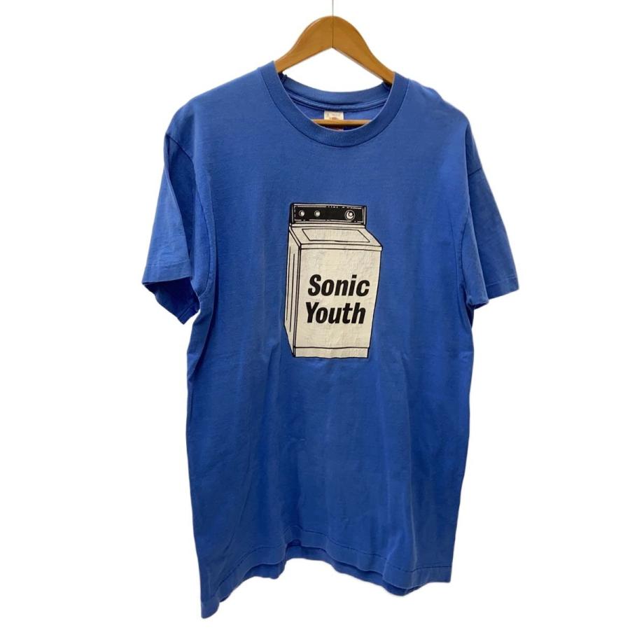 FRUIT OF THE LOOM◇Tシャツ/L/コットン/BLU/90s/sonic youth/コピー