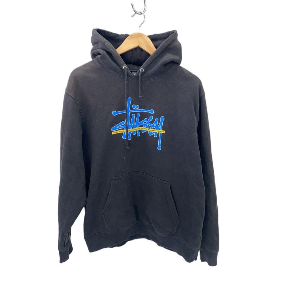 Stussy パーカーL STUSSY - STUSSY ステューシー パーカー L 紺 【古着】【中古