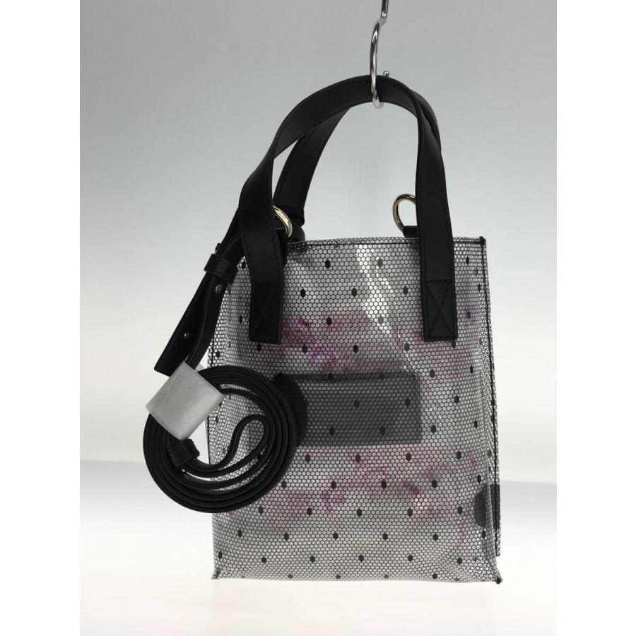 VALENTINO クリア エコバッグ RED VALENTINO◇トートバッグ/PVC/CLR/クリア/XQ2B0C62// : セカンド