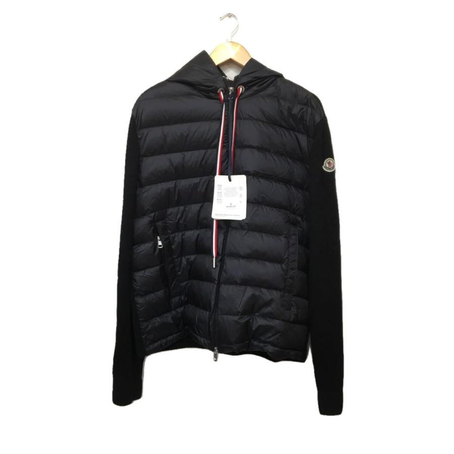MONCLER◇CARDIGAN TRICOT/ニット切替/ダウンジャケット/XXL/ナイロン 