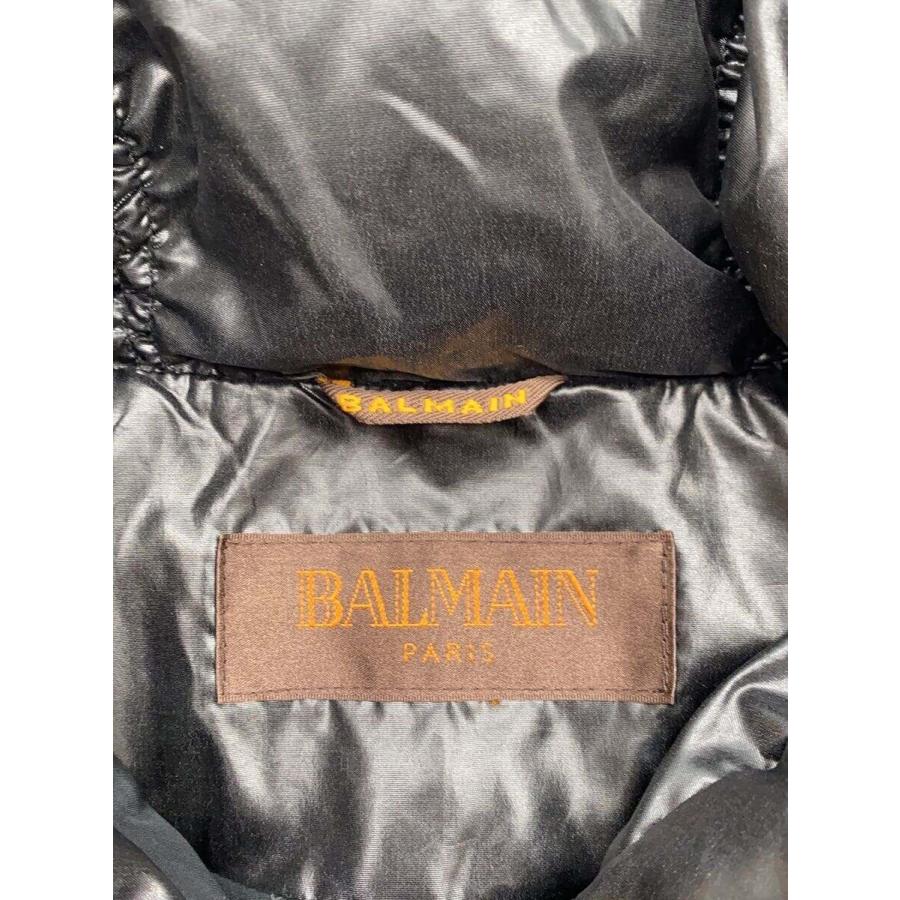 BALMAIN◇ダウンジャケット/L/ポリエステル/BLK/J1125D-75C 맨시티 