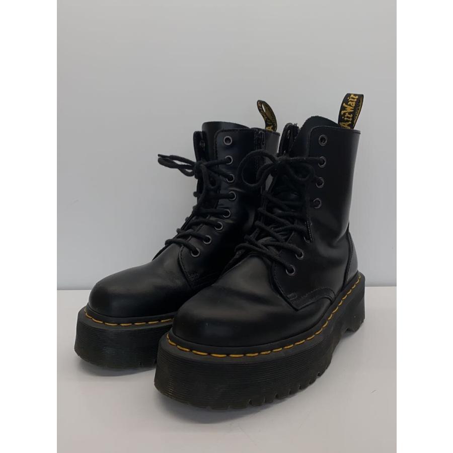 Dr. Martens Jadon サイドジップ 厚底 8ホールブーツ UK5 Dr.Martens◇JADON 8EYE BOOT/厚底/サイドジップ/UK5/BLK/レザー
