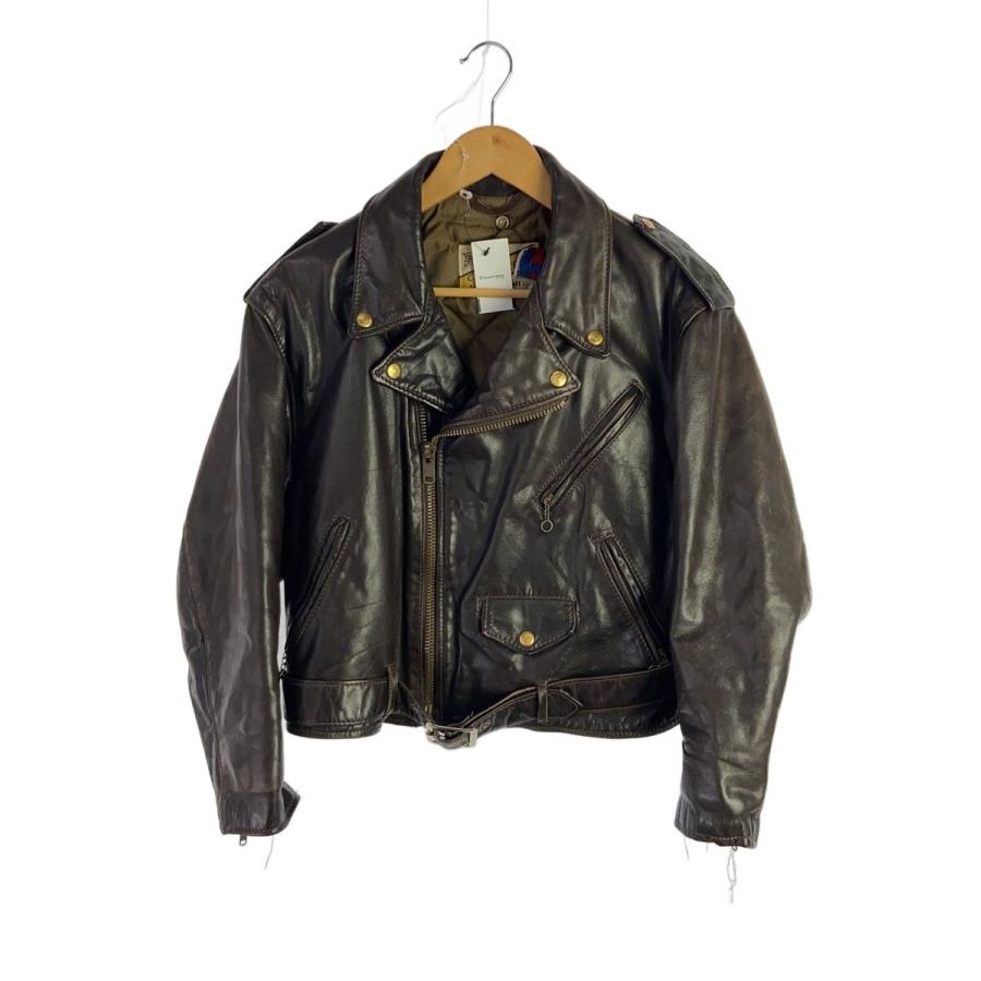 Schott◇80-90S/バイカータグ後期/ダブルライダースジャケット/40
