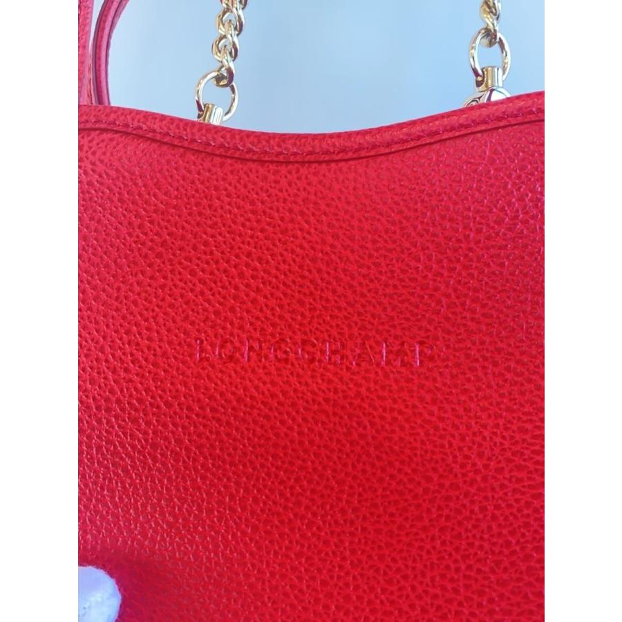 LONGCHAMP◇ルフローネ/XS/ゴールドチェーン/2WAYショルダーバッグ