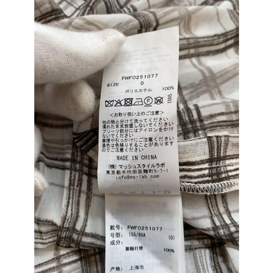 FRAY I.D◇25ss/ステンカラープリーツプリントワンピース /O