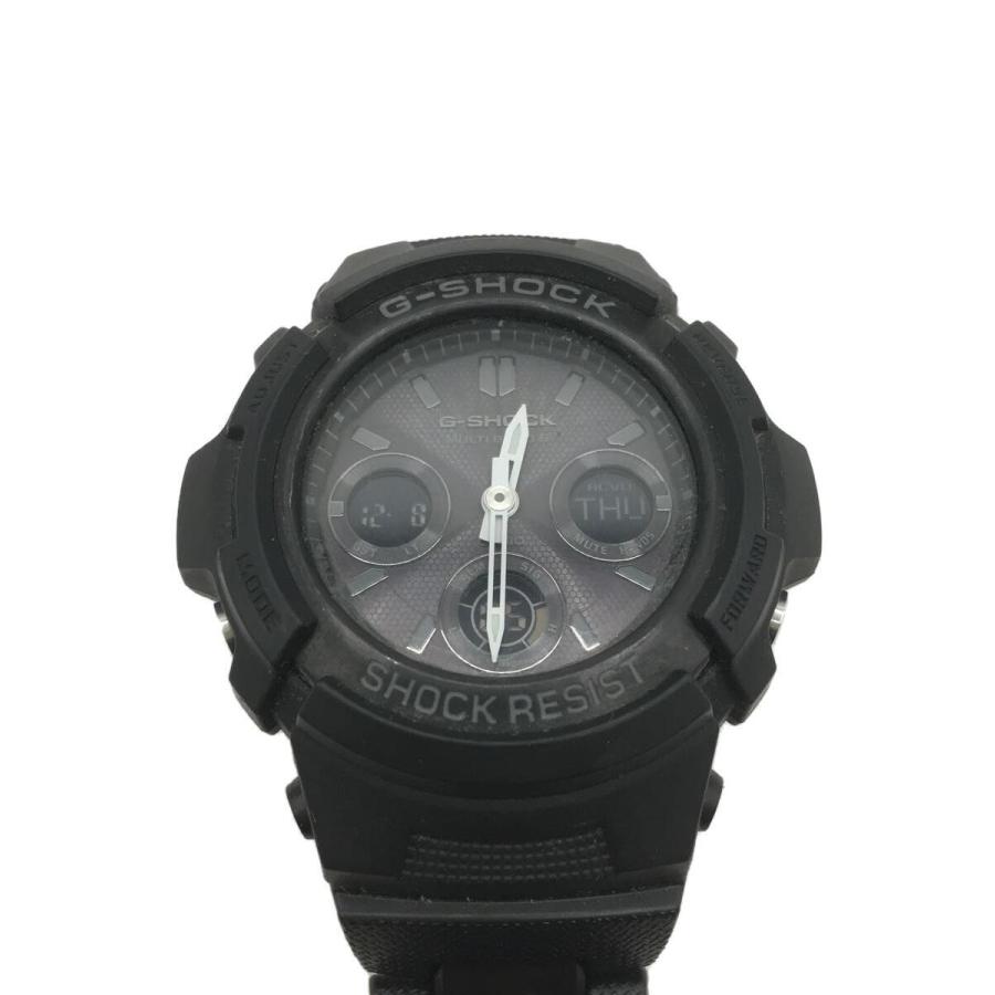 CASIO◇ソーラー腕時計・G-SHOCK/デジアナ/AWG-100BC-1AJF-