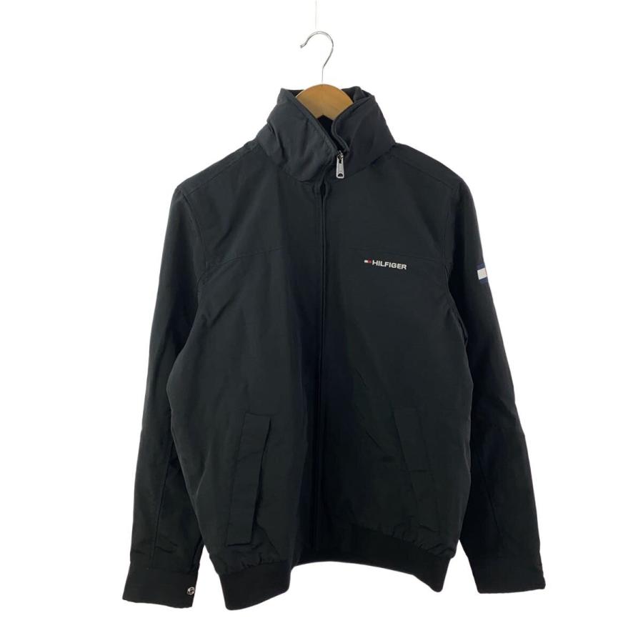 TOMMY HILFIGER◇ナイロンジャケット/S/--/BLK/無地/csb-bcg
