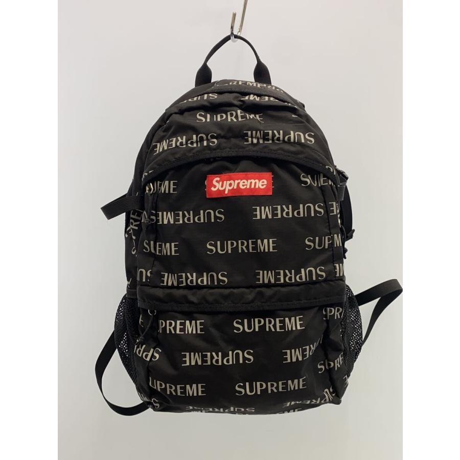 Supreme ブラック リュック Supreme Backpack Black!!SS17!!100% Authentic!!Totally Dead Stock