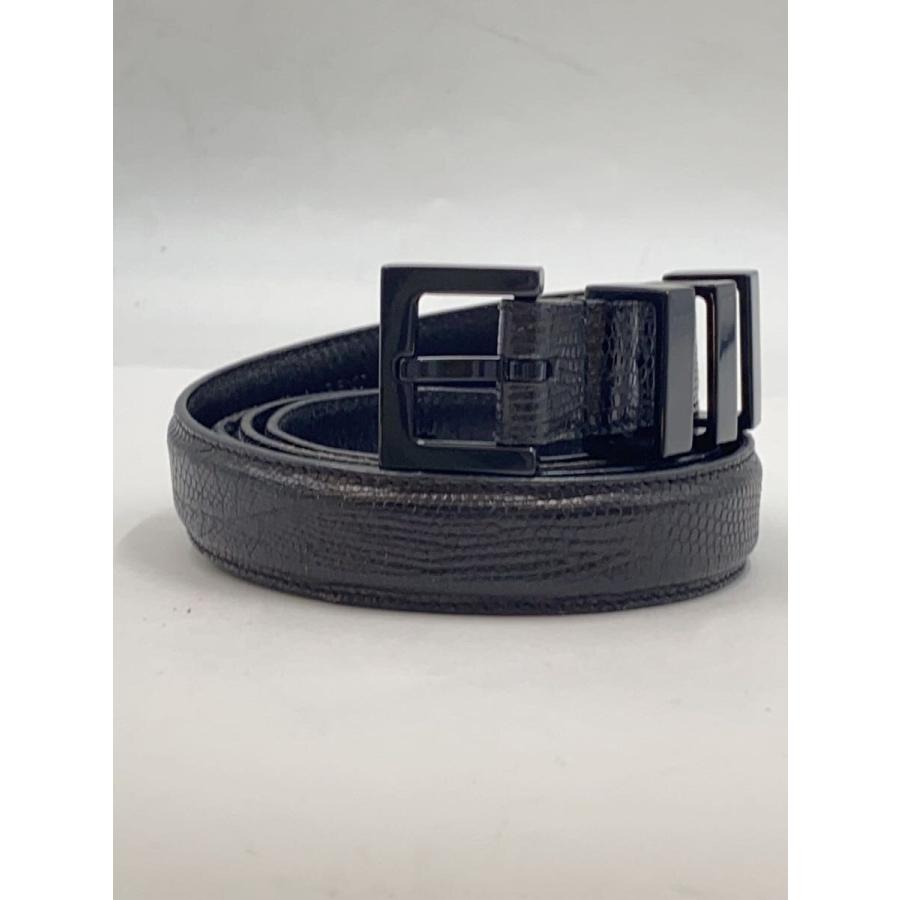 SAINT LAURENT◇ベルト/レザー/BLK/メンズ/GRZ314630 : セカンド