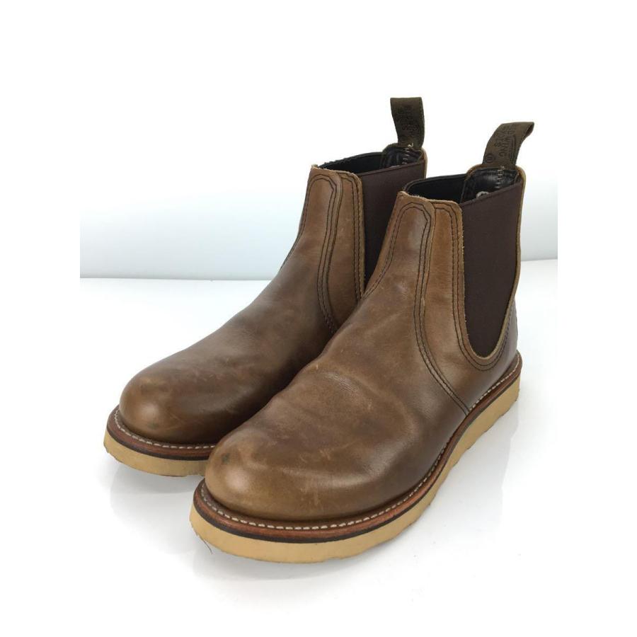 RED WING◆サイドゴアブーツ/CLASSIC CHELSEA/クラシック チェルシー/25cm/BRW/レザー/3190｜ssol-shopping｜02