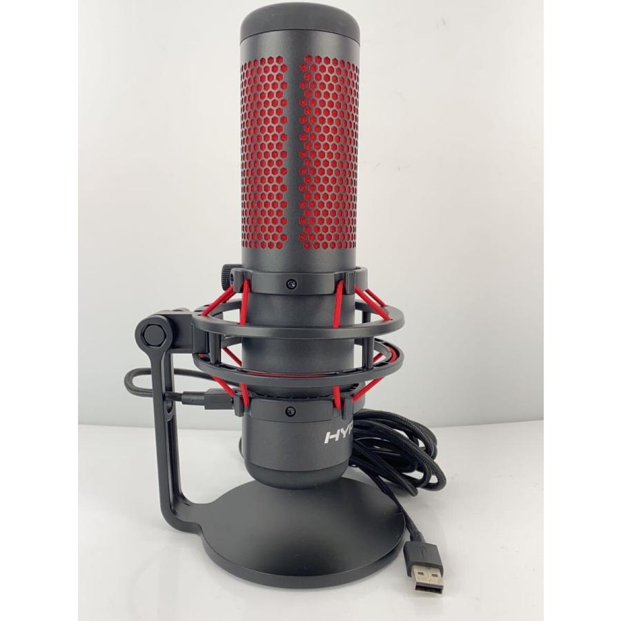 HyperX◇QuadCast HX-MICQC-BK/USBマイク/（ブラック-レッド