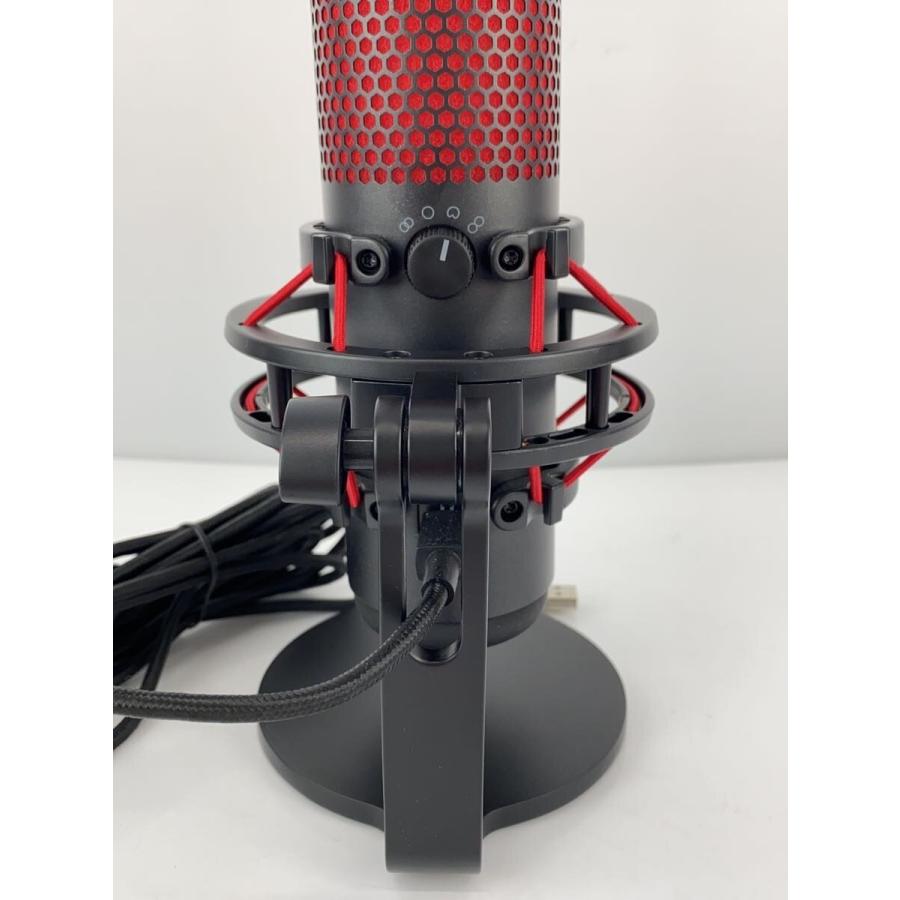 HyperX◇QuadCast HX-MICQC-BK/USBマイク/（ブラック-レッド