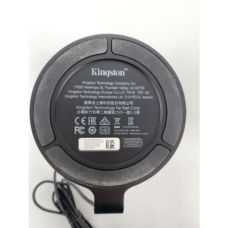HyperX◇QuadCast HX-MICQC-BK/USBマイク/（ブラック-レッド