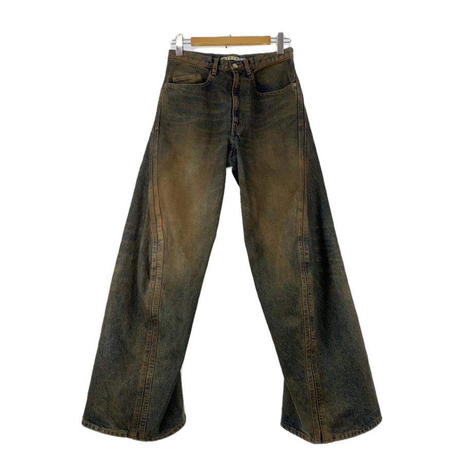 NVRFRGT◇23AW/3D Twisted Wide Leg Jeans/1/デニム/IDG NVRFRGT◇23AW/3D Twisted Wide Leg Jeans/1/デニム/IDG