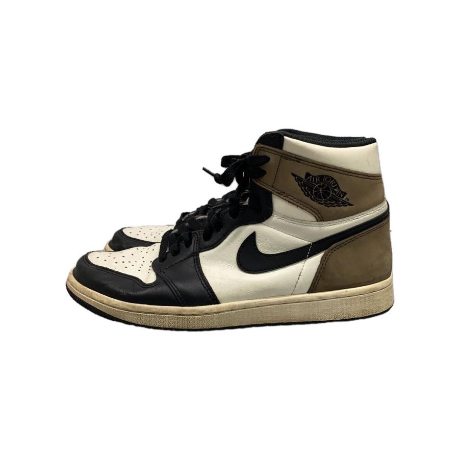 NIKE◇Air Jordan 1 High OG/Sail/Dark Mocha/Black/27.5cm/555088-105 