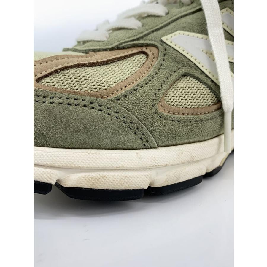 NEW BALANCE◇Made in USA 990v4/U990/Olive/オリーブ/27.5cm/GRN