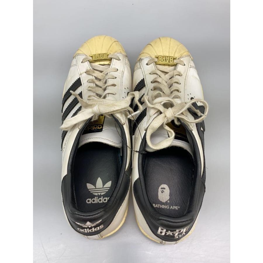 adidas◇SUPER STAR 80S BAPE/スーパー スター ベイプ/26cm/WHT 