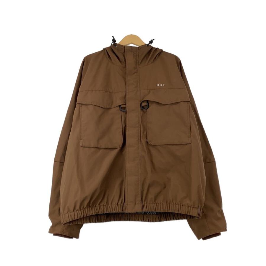 HUF◇GUIDE SHELL JACKET/T1-KCUF TECHNOLOGY/ナイロンジャケット/L 