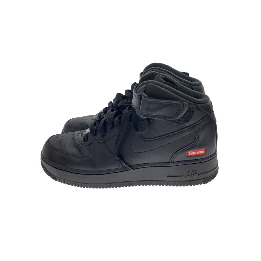 NIKE◇AIR FORCE 1 MID_エアフォース ミッド/27cm/ブラック : セカンド