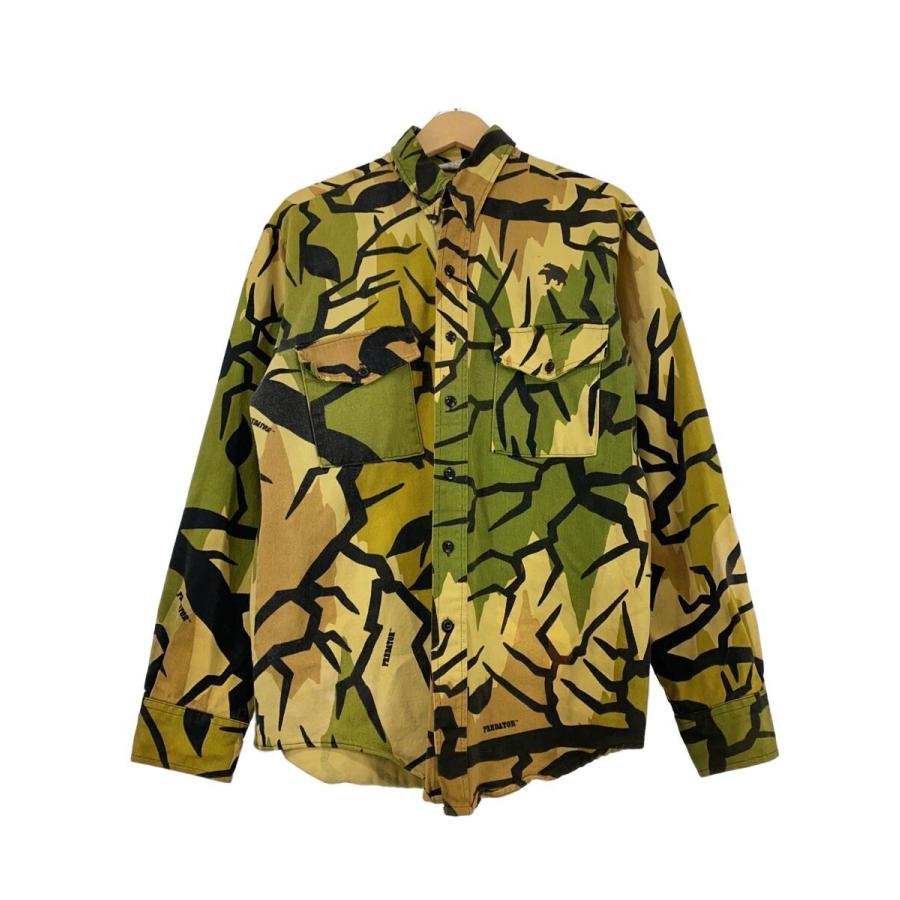 90s/PREDATOR CAMOUFLAG/長袖シャツ/プレデターカモ/USA製/M