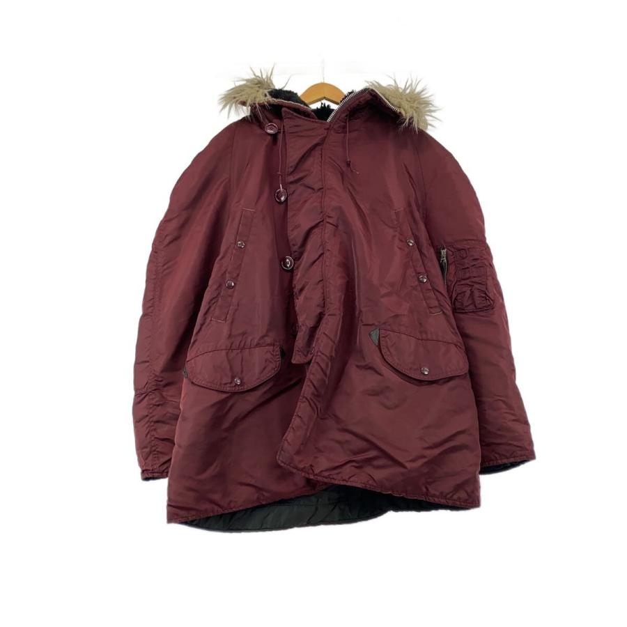 ALPHA INDUSTRIES N-3Bミリタリージャケット XL ALPHA INDUSTRIES◇N-3B/ミリタリージャケット/USA製/XL/ナイロン/BRD