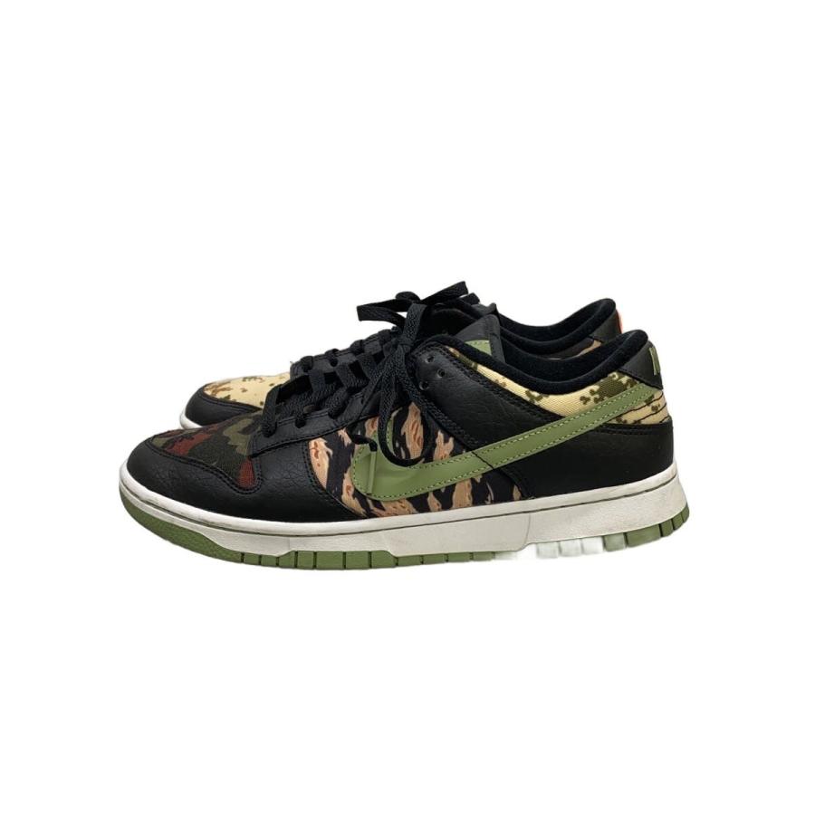 NIKE◇DUNK LOW SE/ダンク ロー SE/Black Multi Camo/ブラック 